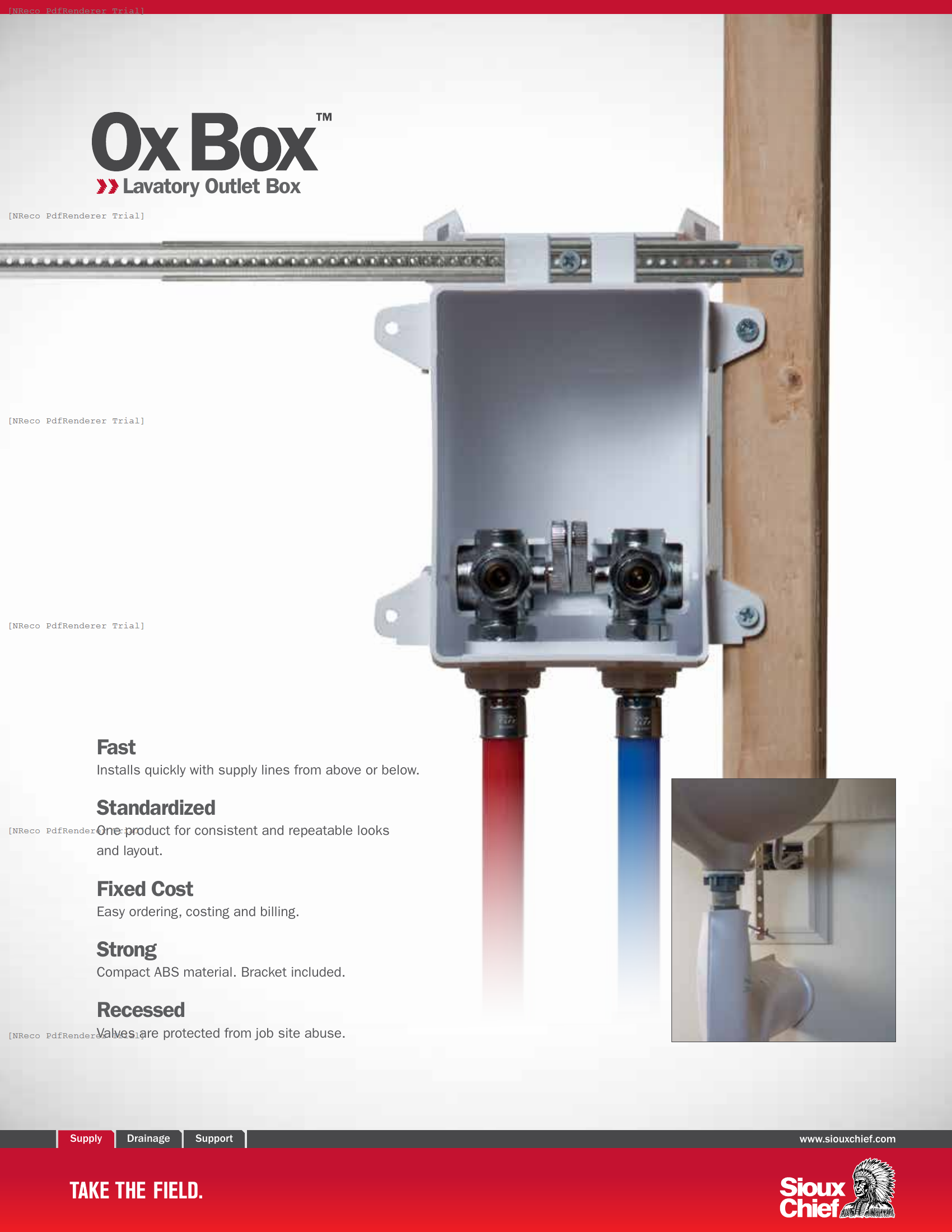 OXBOX - LAVATORY OUTLET BOX - BROCHURE.PDF Brochure Document